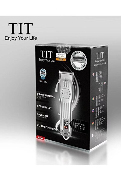 TİT TF-618 Professional Corded and Cordless Hair Clipper