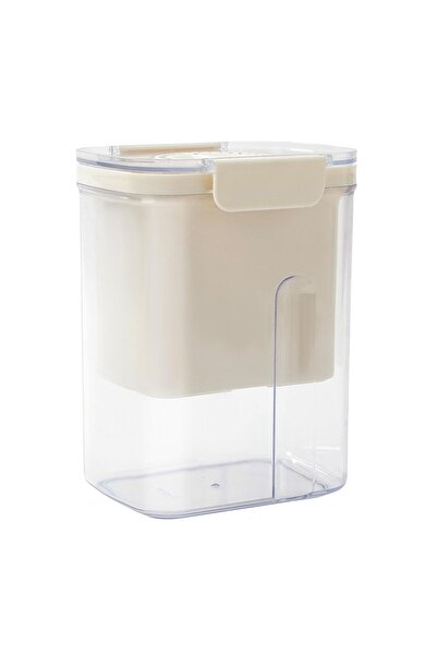 easybox Flippy Cheese Press Kit — Yogurt/Milk Filter with Spoon, 18×9.7×13 cm, White