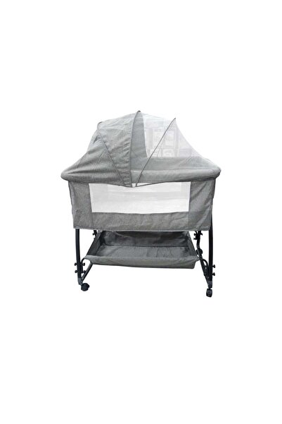HOURS Foldable Baby Bed, Foldable Newborn Baby Bed, Baby Bed with Large Storage Basket
