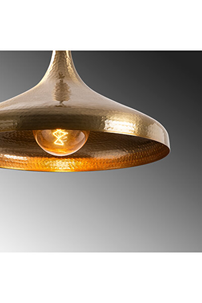 MOİRA Dövmeli Bal Peteği Metal Sarkıt Avize Retro Dekoratif Mutfak Salon E27d...