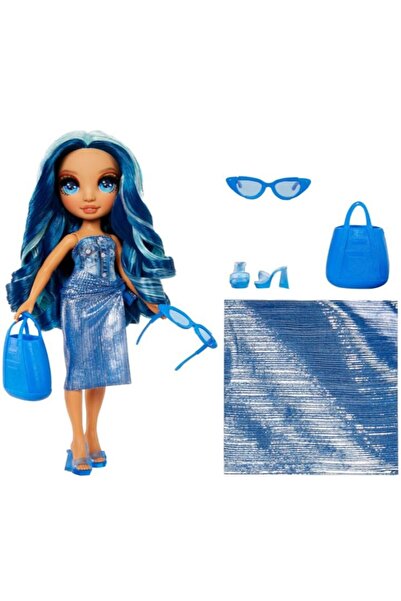 Rainbow High Papusa Swim and Style Skyler Bradshaw, albastru