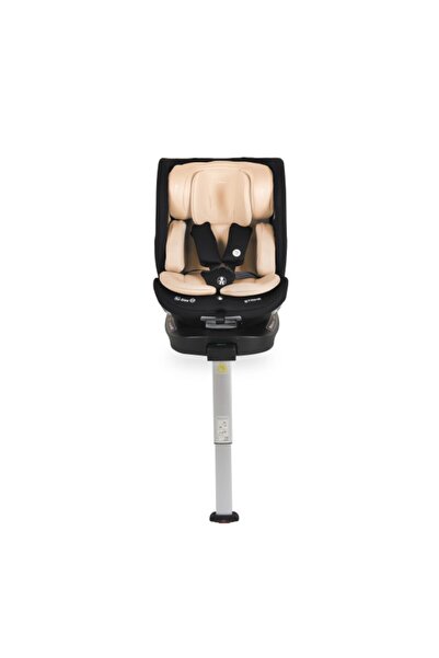 Moni Strike Beige 360° rotating car seat with ISOFIX and support leg, R129 i-Size (0-12 years)