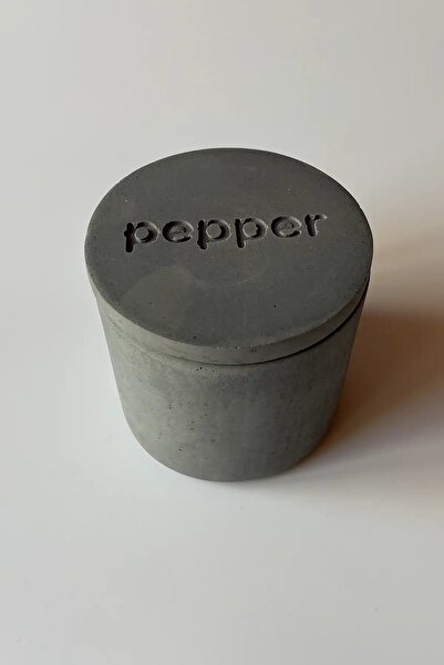 sin istanbul Concrete Pepper Shaker with Lid Anthracite