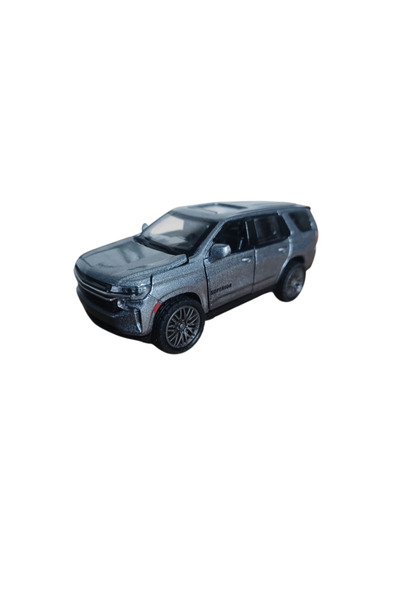 Vision XXI Toyota Land Cruiser 300 Series Car, Metallic, Scale 1:32, Spring Mechanism, 12 cm, Silver