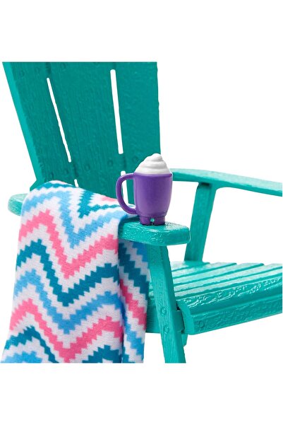 Barbie Accesorii Furniture and Accessory Pack, mobilier de gradina si 10 acce...