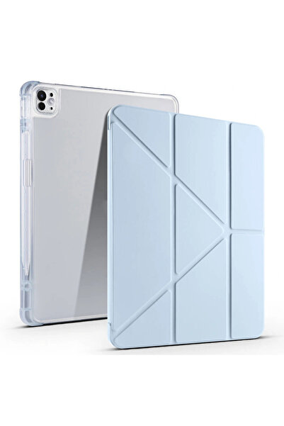 one depot only for quality life حافظة iPad Air 13 2025 M3 ثلاثية الطي مع حامل ومقصورة للقلم