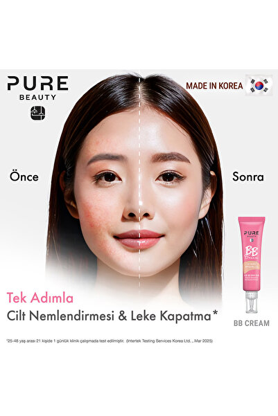 PURE BEAUTY BB Krem, SPF50, PA++++, Natural - 30 ml