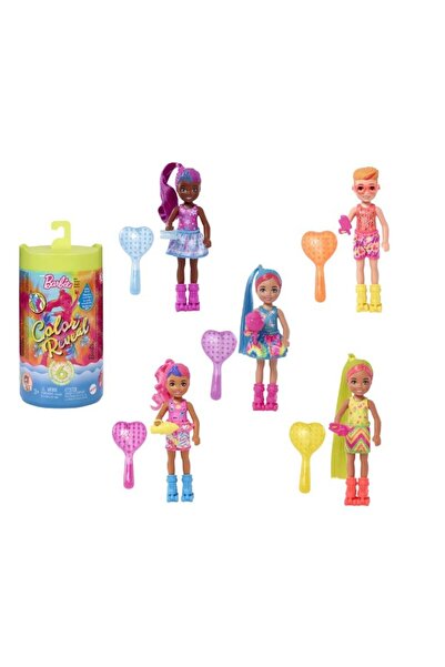 Barbie Papusa Color Reveal - Chelsea Neon Tie Dye