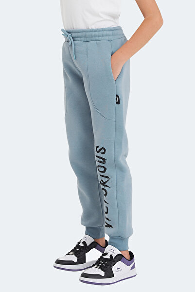 Slazenger Laney Unisex Children's Blue Sweatpants with Pockets