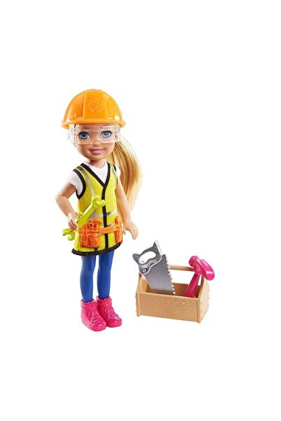 Barbie Papusa Barbie, Chelsea constructor cu accesorii, 3 ani+