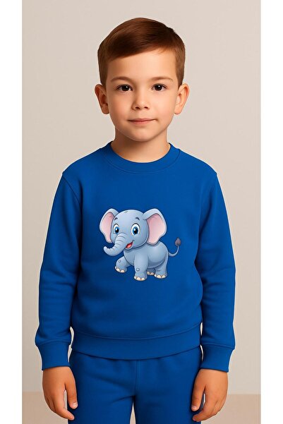 playwear Παιδικό Φούτερ Σετ με Στάμπα για Κορίτσια και Αγόρια, Λαιμόκοψη Ποδη...