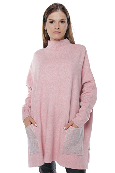 Jolenttine Pocket Sweater, Pink
