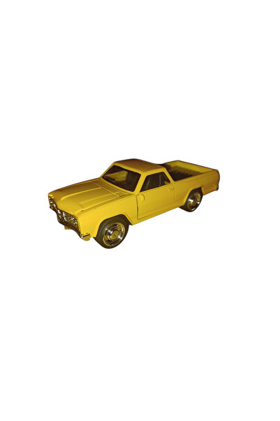 Vision XXI Ford Ranchero Car, Metal Model, Diecast, Spring Mechanism, 12 cm, Yellow