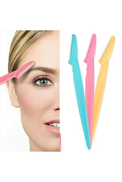 Store DumlEs® 3 lü Kadın Kaş Usturası Seti - Hassas Ciltler İçin Güvenli Yüz ...