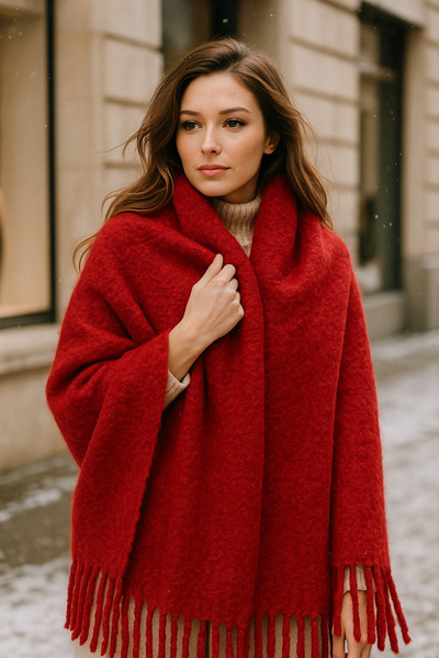 keisy Marita Scarf Soft Textured Premium Shoulder Shawl (Extra Thick)