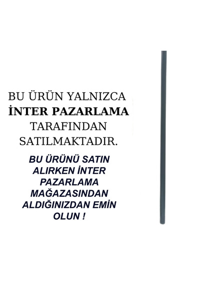 İnter 38x1,5mm 1.5 Metre Düz Boru