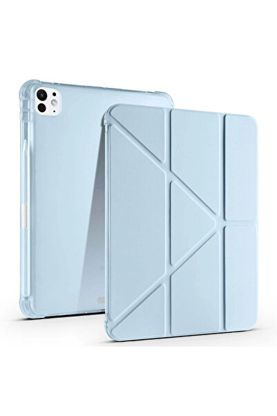 one depot only for quality life حافظة iPad Pro 11 2024 مع حامل قابل للطي ثلاثي الأقسام مع قلم