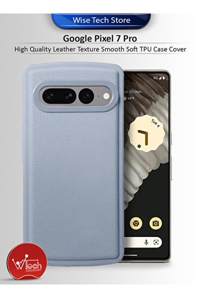 Wtech Google Pixel 7 Pro 5G 2024 High Quality Leather Texture Smooth Soft TPU Case Cover