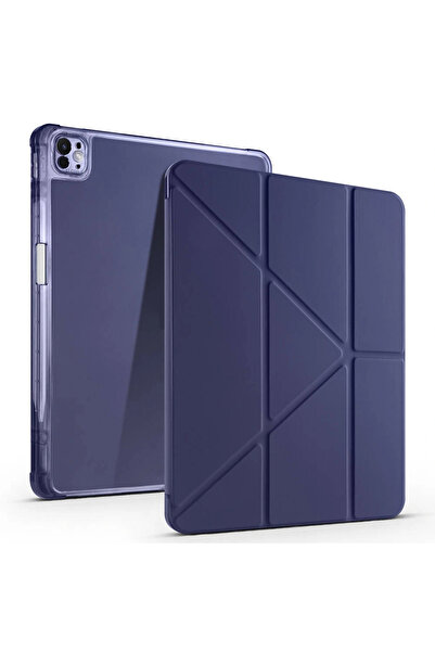 one depot only for quality life حافظة آيباد إير 13 2024 ثلاثية الطي مع حامل وحجرة للقلم