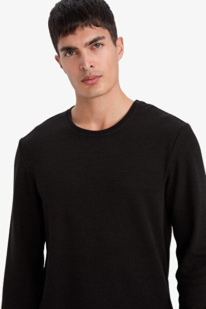 DeFacto Slim Fit Slim Fit Crew Neck Sweatshirt (25 Au)