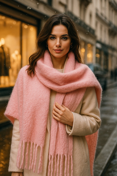 keisy Marita Scarf Soft Textured Premium Shoulder Shawl (Extra Thick)