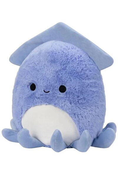 Squishmallows Fuzzamallows Stacy The Squid, blue, 30 cm