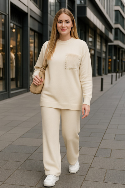 semela Woolen Knitting Suit