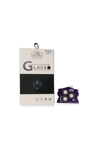 Marsilyan iPhone 14 Pro Max Bilvis Titan Camera Lens - Gold