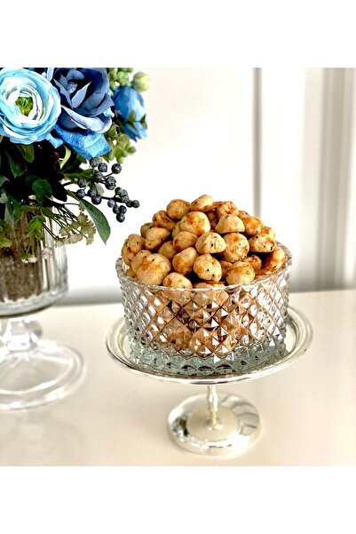 Glowvera وعاء سلطة زجاجي قطع كريستال 18 سم