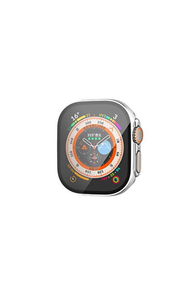 Marsilyan Watch Ultra 49mm Legend Glass Case Screen Protector - Silver