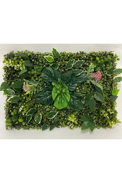 RUZGARCİCEK Rüzgar Yapay Çiçekçilik 60x40 Yeşil Duvar Uygulaması