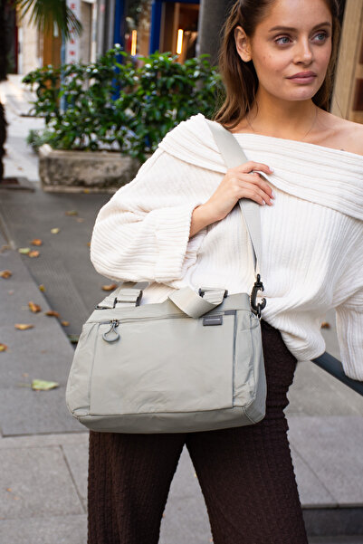 YOGII Geantă de mână și de umăr pentru femei Alve Model, rezistentă la apă, c...