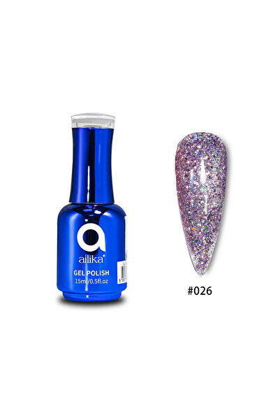 Ailika Glitter Oje Simli Renkli Kalıcı Oje 15ml