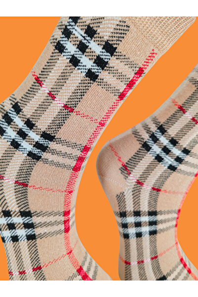 Shuttle Park Special Series Happy Colorful Line Patterned Socks Fun Comfortable Stylish Design Style Stitch-Free Socket Socks