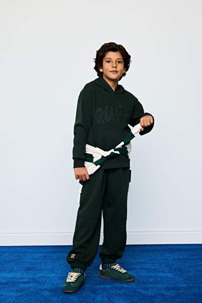 DeFacto Boy's Elastic Waist Jogger Sweatpants G5382A825Wn