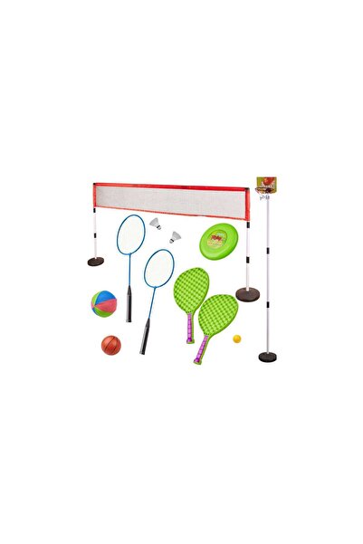 Three top online Set sport 5 în 1 - badminton, baschet, volei, tenis, frisbee