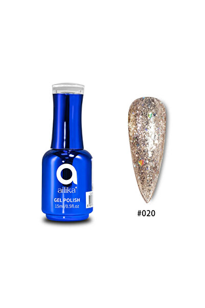 Ailika Glitter Oje Simli Renkli Kalıcı Oje 15ml