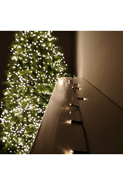 Merry Christmas LED Christmas tree light installation, 16 m, 200 LEDs, warm white, indoor, 8 games