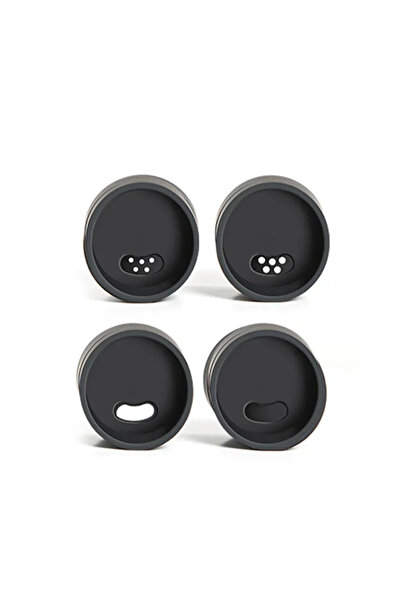 spices 6-piece Spice Organizer, Rotating Stand, Black