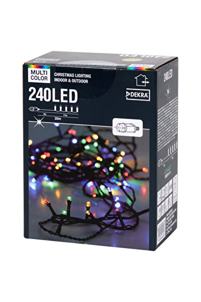 ACTION Christmas Light Installation 20m, 240 Multicolor LED, Indoor & Outdoor, Power 3.6W, Voltage 3V