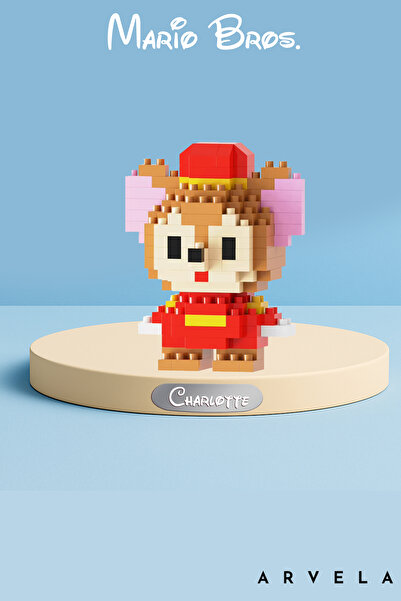 Arvela Mario Bros Mini Blok Seti – Mikro Yapı Oyuncak Stil Sevimli Karakter F...