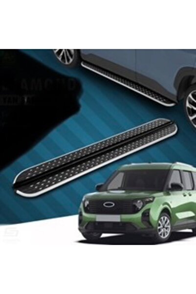 ROAL TUNİNG Yeni Ford Courier 2024+ Uyumlu Yan Basamak Seti - Araca Özel Yeni...