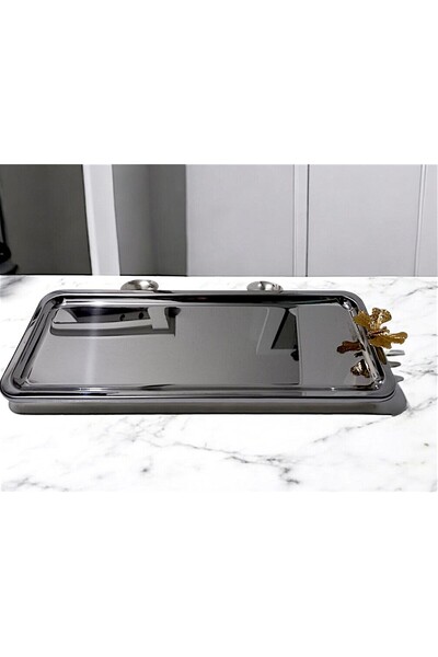 E orient Coffee Presentation Set – Coffee Cup, Water Glass, Turkish Delight Bowl and Tray - Damat Coffee Set