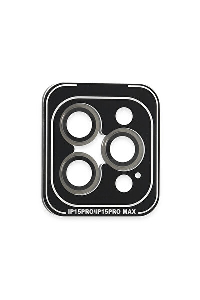 eco port عدسة كاميرا جوكو آيفون 15 برو ماكس معدنية مطلية بتقنية PVD - رمادي