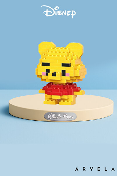 Arvela Winnie Pooh Mini Blok Oyuncak – Ayıcık Figür – Mikro Blok Koleksiyon Seti