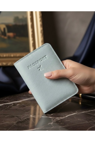 Gempo Vegan Leather Credit Card Holder Passport Case with Money Compartment Passport Holder