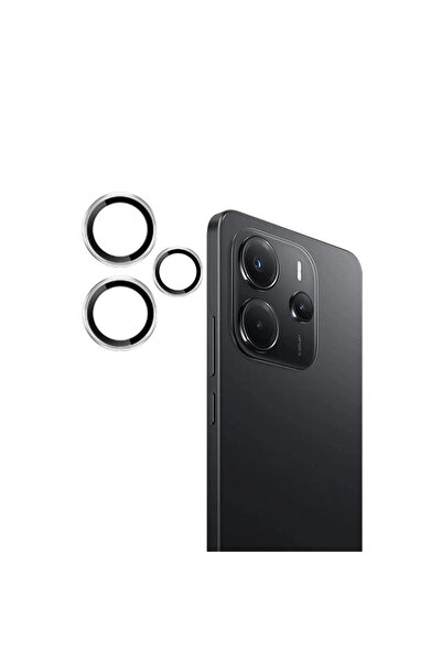 eco port جوكو ريدمي نوت 14 4G عدسة كاميرا معدنية مطلية - فضي