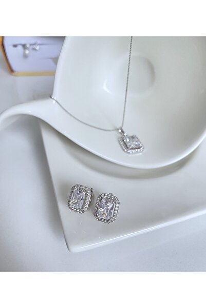 GOX Xuping Baget Kesim Kolye-Küpe Set