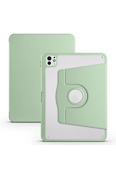 one depot only for quality life حافظة iPad Pro 11 2024 مع حامل قابل للدوران مع حجرة قلم حراري