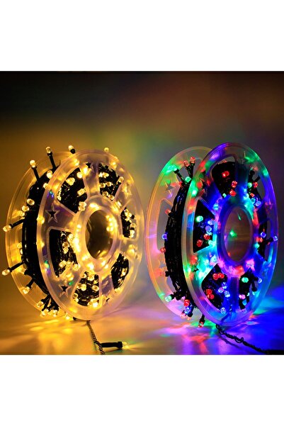 Produs Redus Set 2 instalatii rola 100 m + 50 m, model diamant cu 480 LED si ...